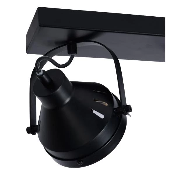 Lucide CICLETA - Ceiling spotlight - 2xGU10 - Black - detail 2